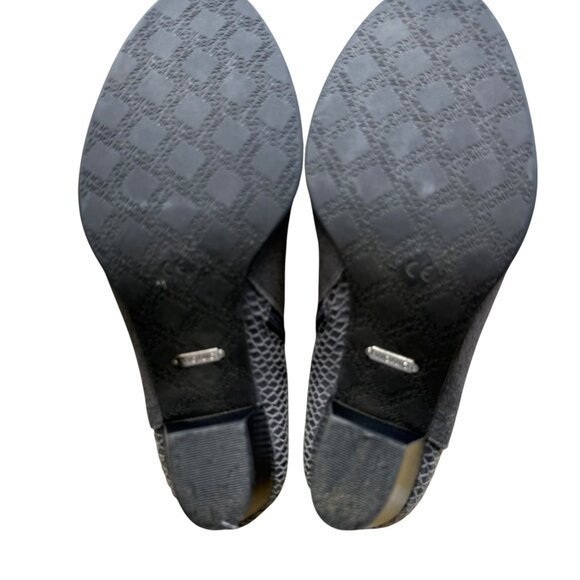 VIONIC Women's Upright Bromley Ankle Boots Suede Snake Print Leather, Gray, US6 - Picture 2 of 10